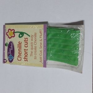 2/$15 Green Chenille Shortcuts June Tailor JT273WM